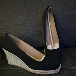 Brand New J. Crew Canvas espadrille wedges